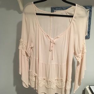Cream Hollister Top
